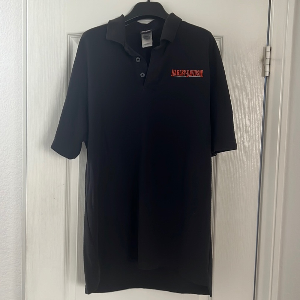 Harley Davidson Soft Polo in Med & Excel Cond * Free Kid’s HD Beanie Good Cond